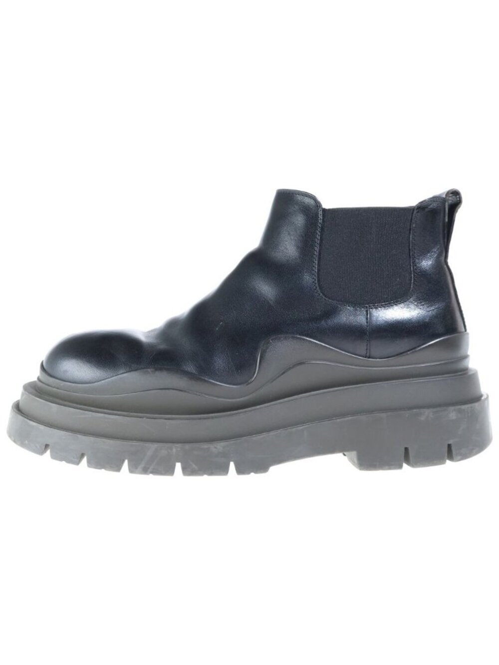 Bottega Veneta Tire Boots Side Gore Chelsea Black